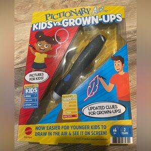 Pictionary Air Kids vs. Grown Ups Brand New Updated Clues~ Game Night w/ Family